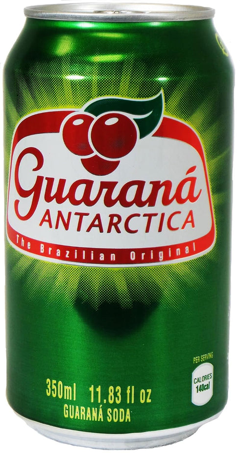 12 Pack 11.83 FL.Oz 350ml 12x1 Guaran Antrctica Soft Drink - - - Refrigerante Guaran Antrctica Lata