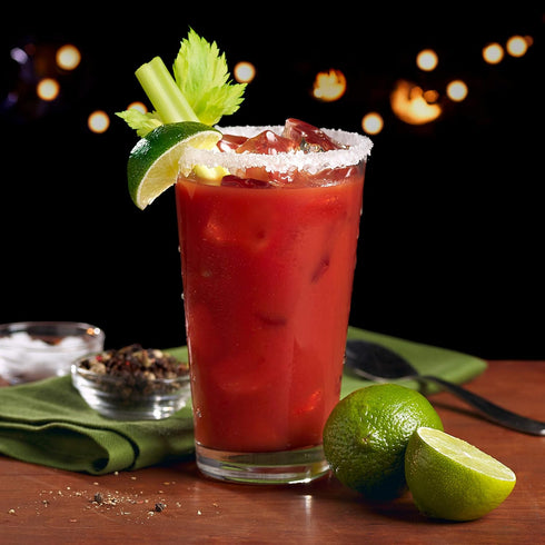Mr & Mrs T 1 (Pack 4), Bold & Spicy Bloody Mary Mix, L bottle of Spicy Cocktail Juice Mixer, Bold Flavors, Perfect