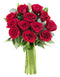 KaBloom - The Romantic Classic Bouquet of 12 Fresh Red Roses -