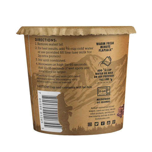2.5 (Pack 12) Kodiak Cakes Pancake On the Go, Chocolate Peanut Butter, Ounce