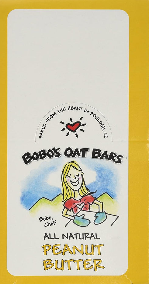 Bobo's Oat Bars 3 (Pack 12) Oat Bar, All Nat, Pt Butter, Ounce