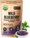 Wild Blueberry Powder Organic, USDA Certified, for Smoothies, Baking and Flavoring, Rich