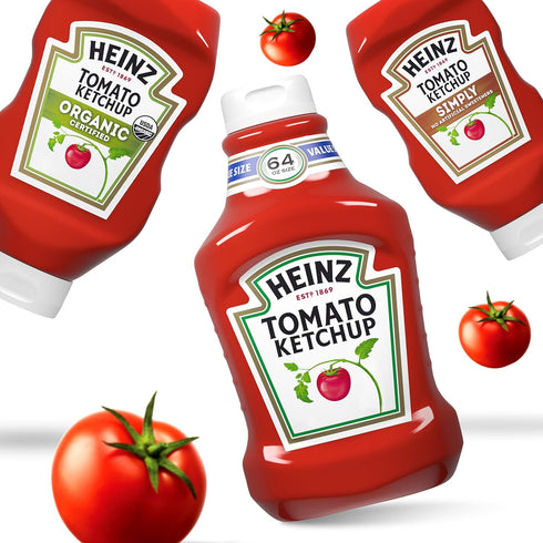 64 oz Heinz Tomato Ketchup Value Size, Bottle
