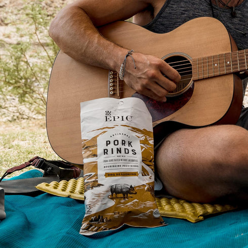 EPIC BBQ Pork Rinds, Gluten Free, 2.5oz