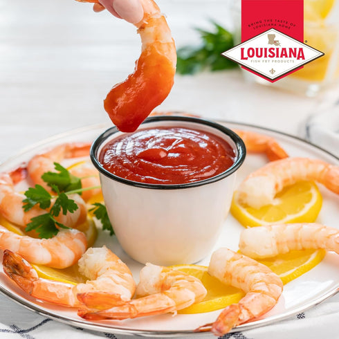 12 oz (Pack 2) Louisiana Fish Fry Cocktail Sauce - Bottle of - Authentic Louisiana Creole Tangy Sauce with Horseradish
