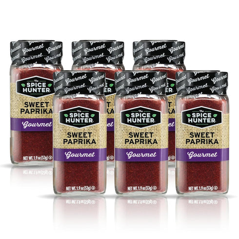 The Spice Hunter Paprika, Sweet, Ground, 1.9-Ounce Jars (Pack of 6)