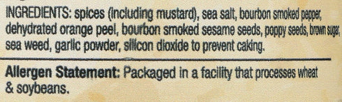 Bourbon Smoked Togarashi Seasoning