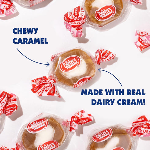 Goetze's Candy Vanilla Caramel Creams, 4 Ounce Bag, Fresh from the Factory