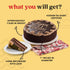 7 Frozen Davids Cookies Chocolate Fudge Cake - Delicious Birthday Cakes and Treats for Delivery - Fresh Bakery Dessert