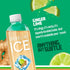 17 oz (Pack 12) Sparkling Ice, Ginger Lime Sparkling Water, Zero Sugar Flavored Water, with Vitamins and Antioxidants