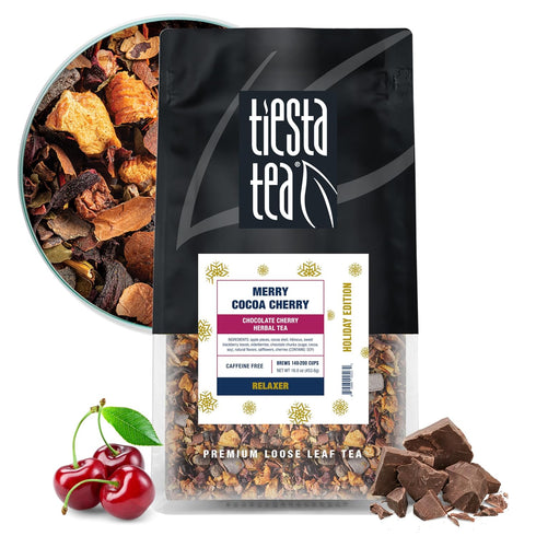Tiesta Tea - Merry Cocoa Cherry Loose Leaf Tea, Chocolate Cherry Herbal