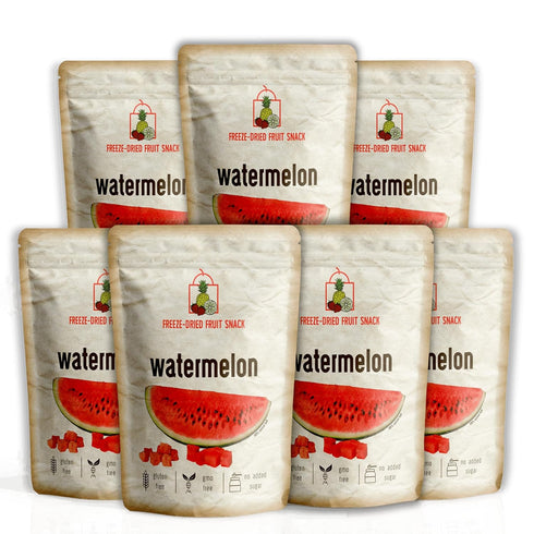 Freeze-Dried Watermelon 7 Pack 100% Real Fruit, No Sugar Added, Crunchy &