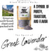 3.52oz Apsogo Organic Greek Lavender Flowers - Dried Culinary Lavender Buds for Tea, Baking & Sachets - Organic