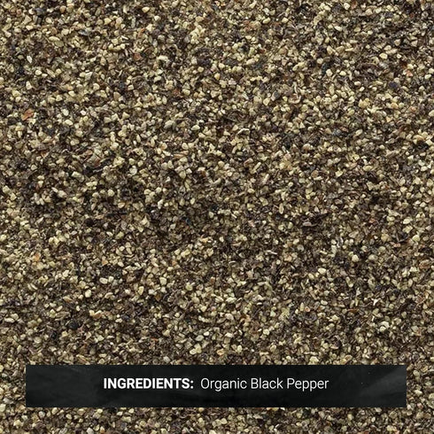 16 (Pack 1) Frontier Co-op Organic Ground Black Pepper, Medium Grind, Kosher | Ounce