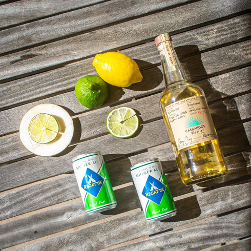24 7.5oz Royal Oak Ginger Ale by Regatta, Case of Sleek Mini Cans, Each, Premium Soda and Cocktail Mixer