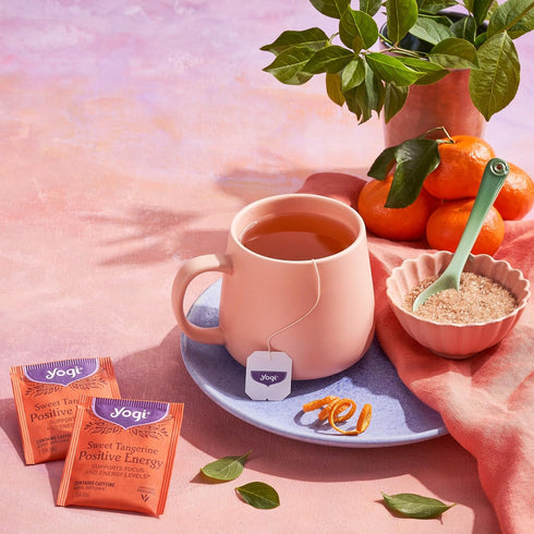 by Yogi 16 Packaging (Pack 1) Yogi Sweet Tangerine Positive Energy, Tea Bags, May Vary
