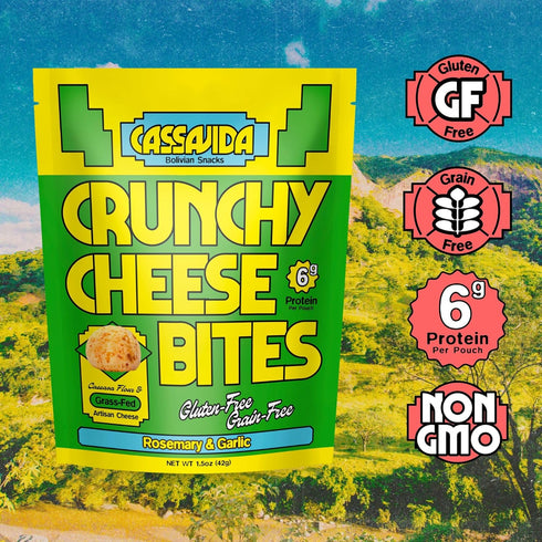 (1.5 (Pack 3), Cassavida Crunchy Cheese Bites Classic Cheese Flavor Gluten-Free Snack with Cassava & Grass-Fed Cheese