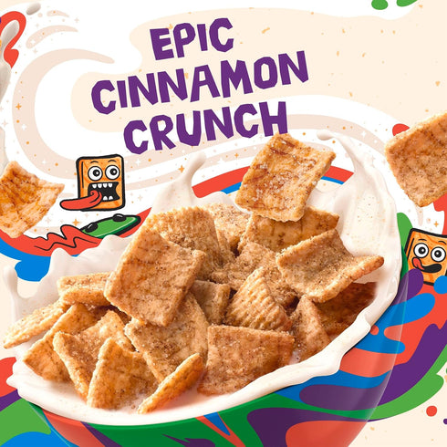 32 oz Cinnamon Toast Crunch Breakfast Cereal, Crispy Cinnamon Cereal, Value Bag