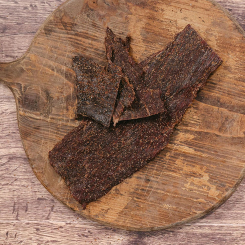 16oz Mahogany Smoked Meats: Slab Beef Jerky
