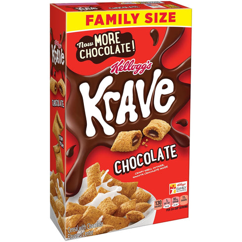 Kellogg's Krave Krave Cereal Milk Chocolate, 19.89 oz