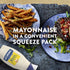 6 count 100% 11.5 oz Hellmann's Real Mayonnaise Real Mayo Squeeze Bottle For a Creamy Sandwich Spread or Condiment