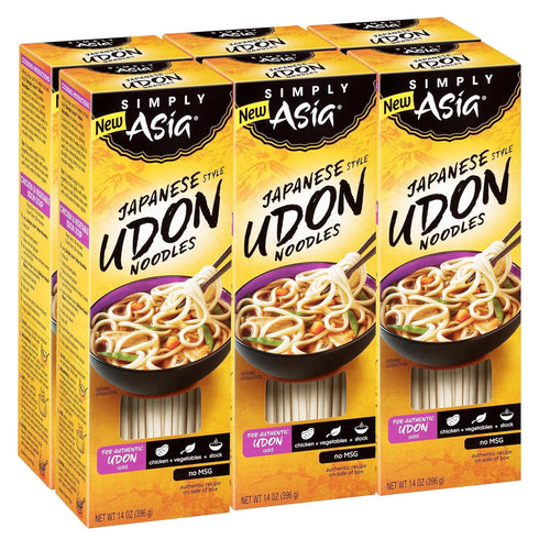 Simply Asia Japanese Style Udon Noodles, 14 oz (Pack of 6)