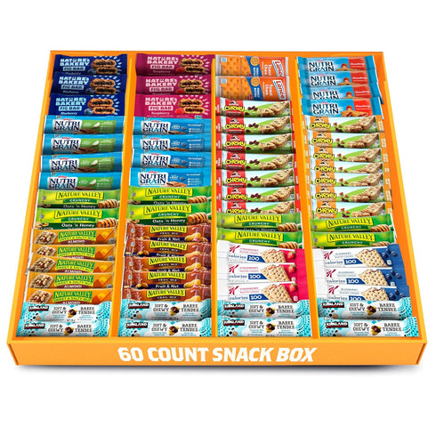 Granola Bars Bulk Variety Pack - Healthy Granola Bars Variety Snack Box