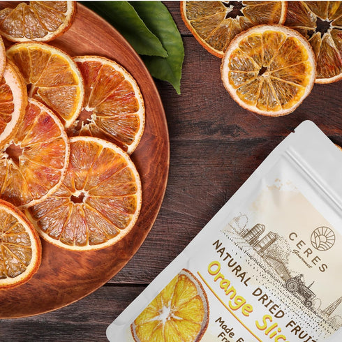 (30 35 3.5 Oz, Dried Orange Slices for Cocktail Garnish to Slices) Dehydrated Orange Wheels for Cake, Cooking