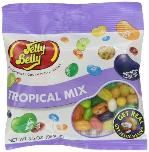 Jelly Belly Tropical Mix Jelly Beans, 16 Flavors, 3.5-oz, 12 Pack