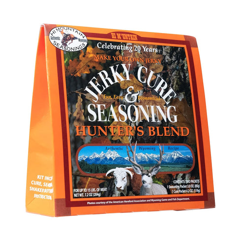 Hi Mountain Jerky Seasoning and Cure Kit | HUNTERS BLEND | Beef