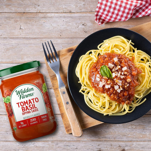 Pack 3-Pack, 12 oz Walden Farms Variety Sauce Garlic Herb, Tomato Basil & Alfredo Sauces Zero Calorie, Sugar Free, Keto