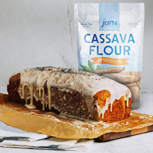 2 lbs, Jans All-Natural Cassava Flour All-Purpose Flour Alternative, Non-GMO & Gluten-Free, Grain-Free, Paleo, AIP