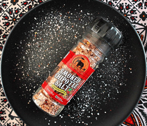 3.5 oz 2-Pack Smoked Chipotle Spicy Salt Seasoning by African Dream Foods | Spicy Chili Salt with Natural African