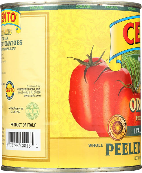 Cento 28 OZ FOODS Organic Whole Tomatoes