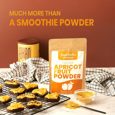 Jungle Powders Organic Blackberry Powder Freeze Dried Apricot Powder Fruit Bundle Bag USDA Certified Freeze Dried