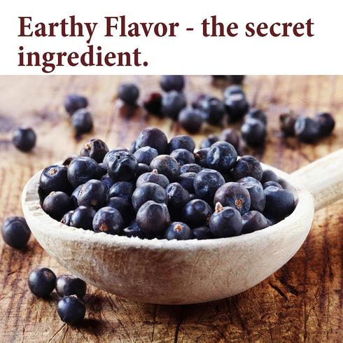 The Spice Way Juniper Berries - Whole, Non-GMO, No Additives, 4 oz, Great for Cooking and Spicing