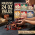 6 Pack (24oz Dried Peppers Bundle - Ancho, Guajillo, Pasilla, Arbol, Chipotle, Cascabel Total). By Amazing Chiles