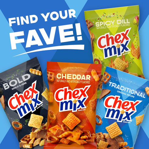Chex Mix 2.5 oz Traditional Original Recipe Snack Mix, Snack Cup