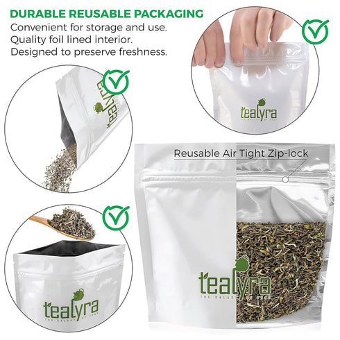 Tealyra Darjeeling Margaret's Hope First Flush, Premium Loose Leaf Black Tea, 110g
