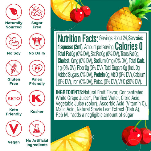 Pack, (4 80 Stur - Founder's Favorites Variety Natural Water Enhancer, Bottles, Makes Flavored Waters) - Sugar Free