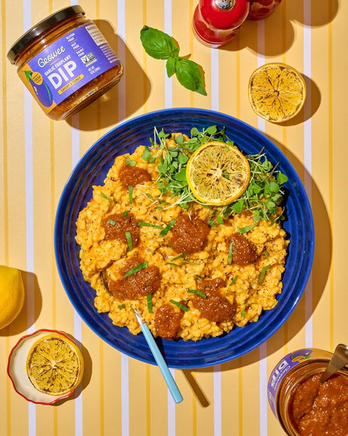 (2 Pack) Hummus Growee Vegan Garlic Eggplant Dip | Nut-Free, Gluten-Free & Dairy-Free Spread | Plant-Based Cheese