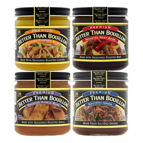 Better Than Bouillon Premium Base Variety Pack, 1 Roasted Chicken Base, 1