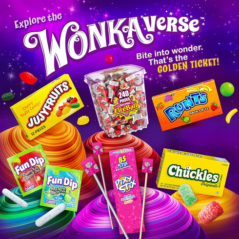 4.3 (Pack 12) Wonka Boston Baked Beans, Candy-Coated Peanuts, Sweet & Salty, Ounce Theater Candy Boxes