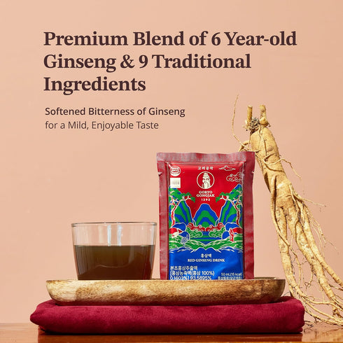 Goryogongjak1392 1392 6 Set 50ml 30 GORYO GONGJAK Korean Red Ginseng Herbal Energy Drink Made from Year Old Roots |