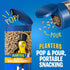 5.85oz (4 Count) PLANTERS Pop & Pour Dry Roasted Sunflower Seeds to Eat, Road Trip Snack, Plant-Based Protein, Snacks