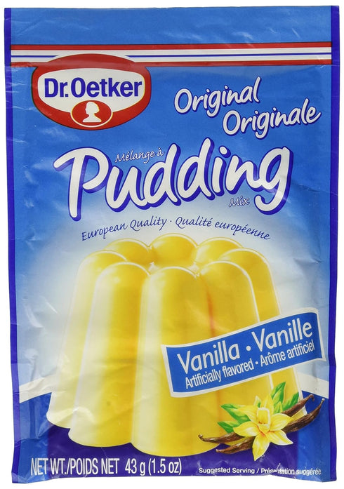 Dr. Oetker Vanilla Pudding, 3 Pack