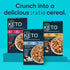 10g 10.4 oz (Pack 2) Ratio Trio Vanilla Almond Crunch Cereal, Protein, Keto Friendly