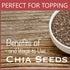 (5 NY Spice Shop Raw Black Chia Seeds All Natural Dried Herbal Seeds Bulk - Versatile & Flavorful Extract Pound)