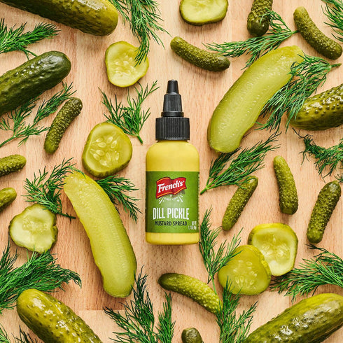 1.7 oz (Pack 24) French's Dill Pickle Mustard Spread