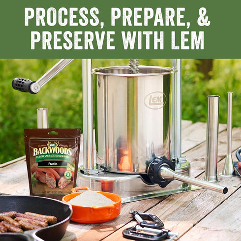 Packet, LEM Backwoods Cured Sausage Seasoning with Cure Franks